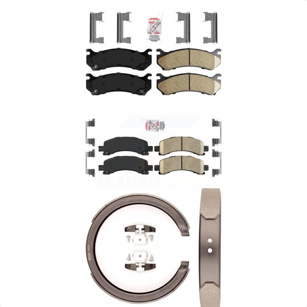 Transit Auto - KNN-100383 - Front and Rear Disc Brake Pad Kits