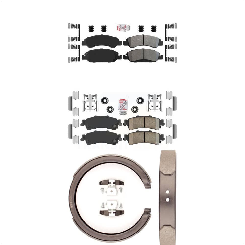 Transit Auto - KNN-100399 - Front and Rear Disc Brake Pad Kits