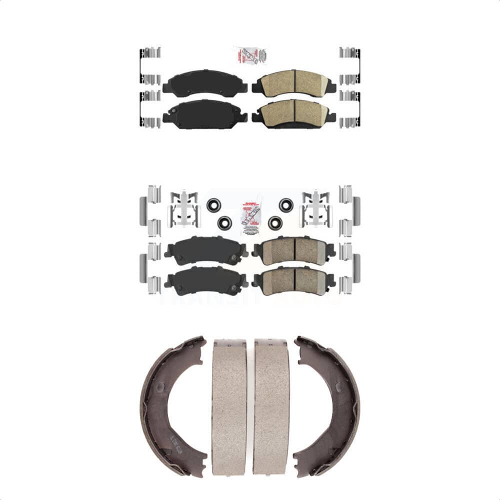 Transit Auto - KNN-100407 - Front and Rear Disc Brake Pad Kits