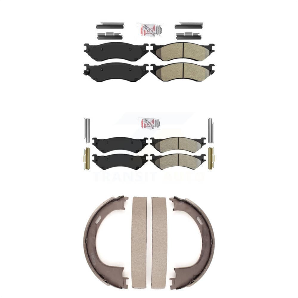 Transit Auto - KNN-100525 - Front and Rear Disc Brake Pad Kits