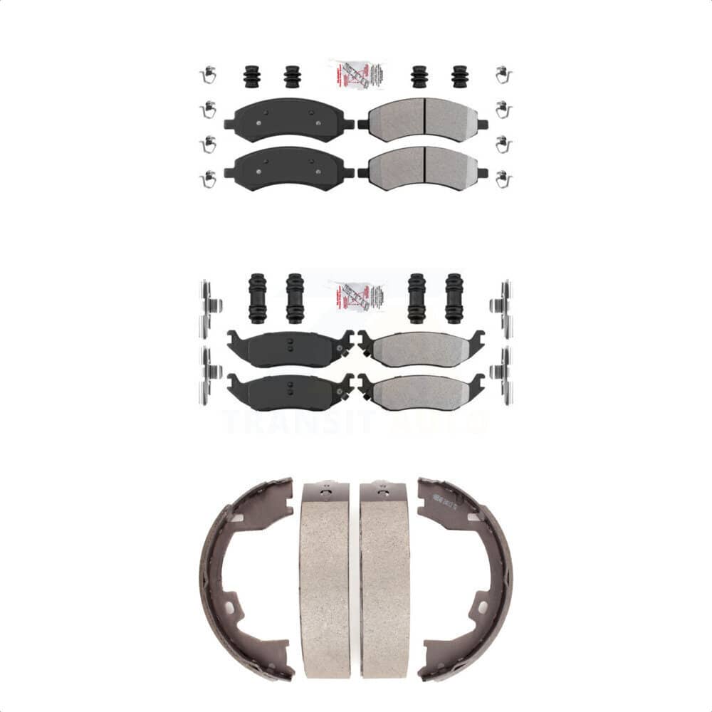 Transit Auto - KNN-100546 - Front and Rear Disc Brake Pad Kits