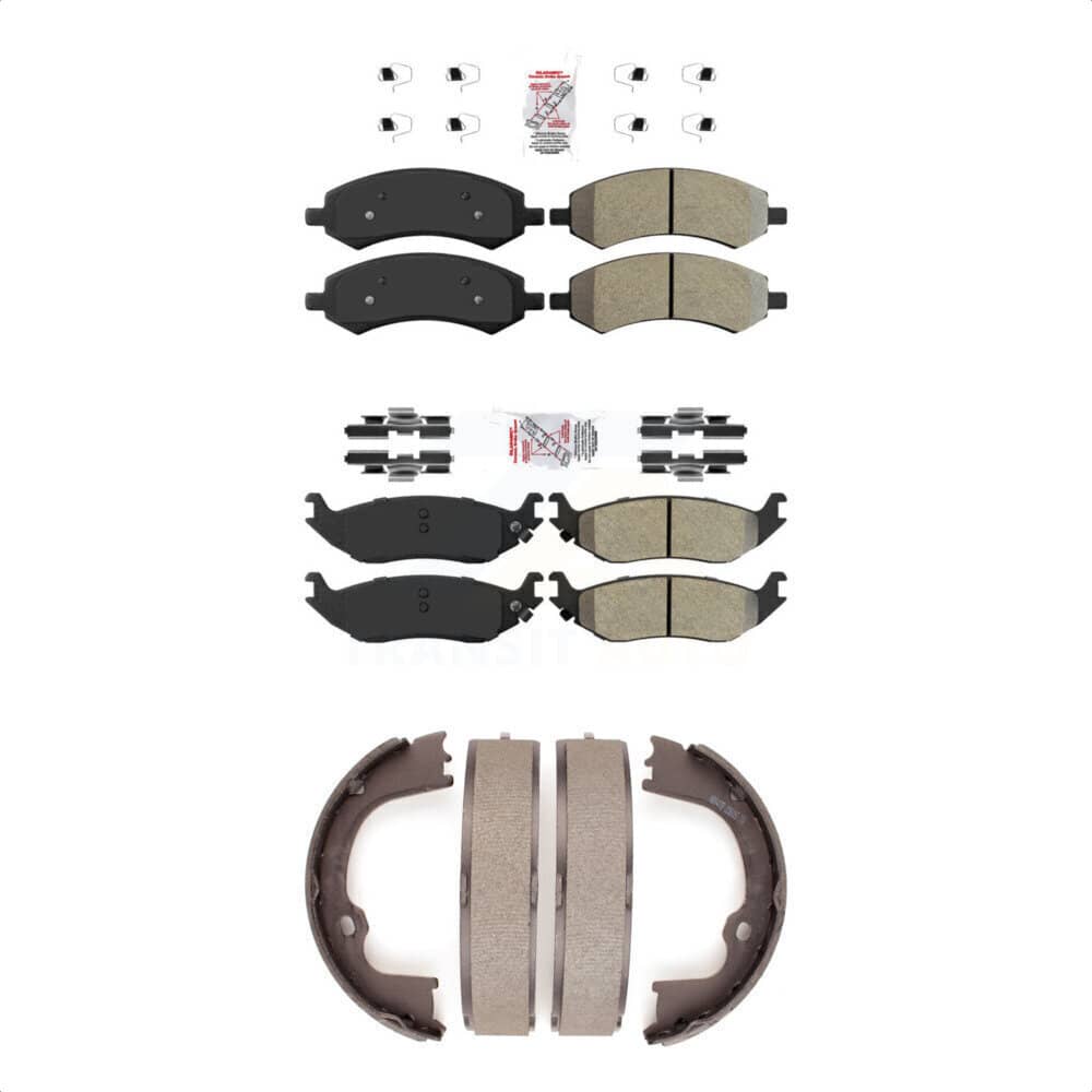Transit Auto - KNN-100551 - Front and Rear Disc Brake Pad Kits