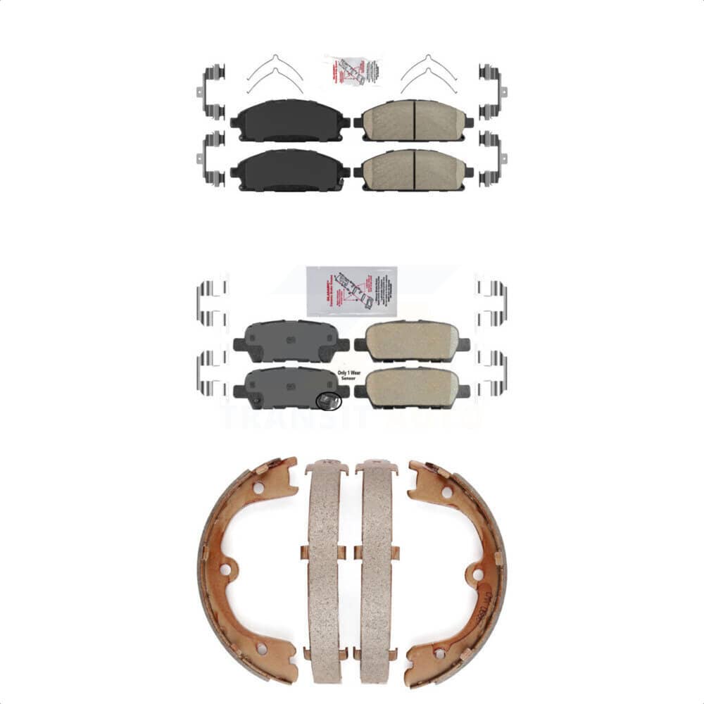 Transit Auto - KNN-100610 - Front and Rear Disc Brake Pad Kits