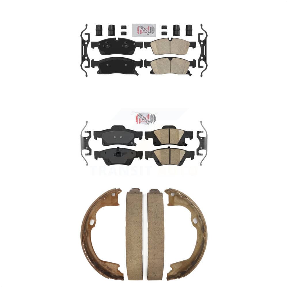 Transit Auto - KNN-100750 - Front and Rear Disc Brake Pad Kits