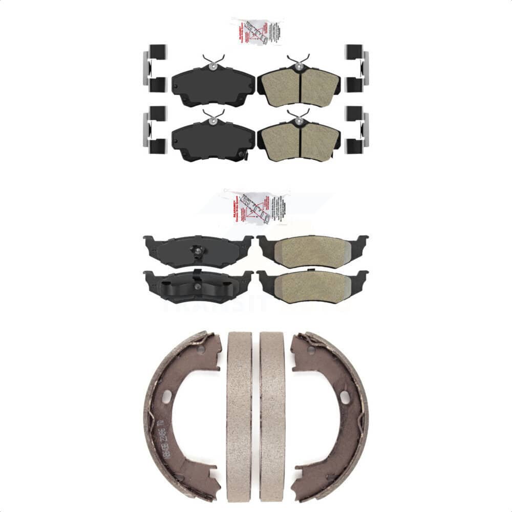 Transit Auto - KNN-100790 - Front and Rear Disc Brake Pad Kits