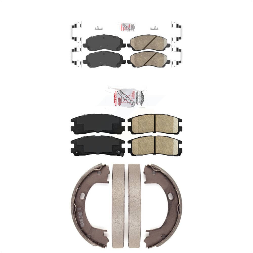 Transit Auto - KNN-100793 - Front and Rear Disc Brake Pad Kits