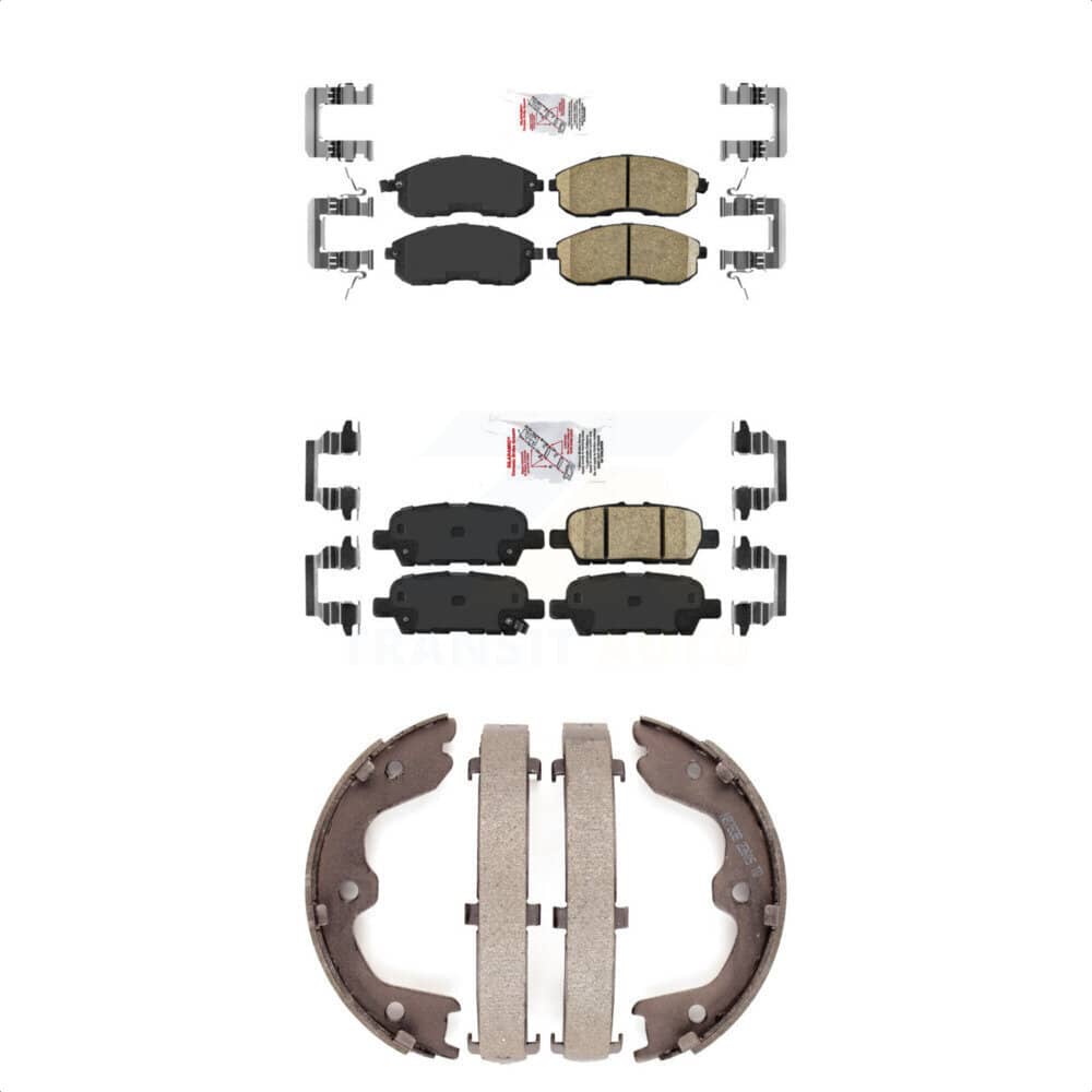 Transit Auto - KNN-101062 - Front and Rear Disc Brake Pad Kits