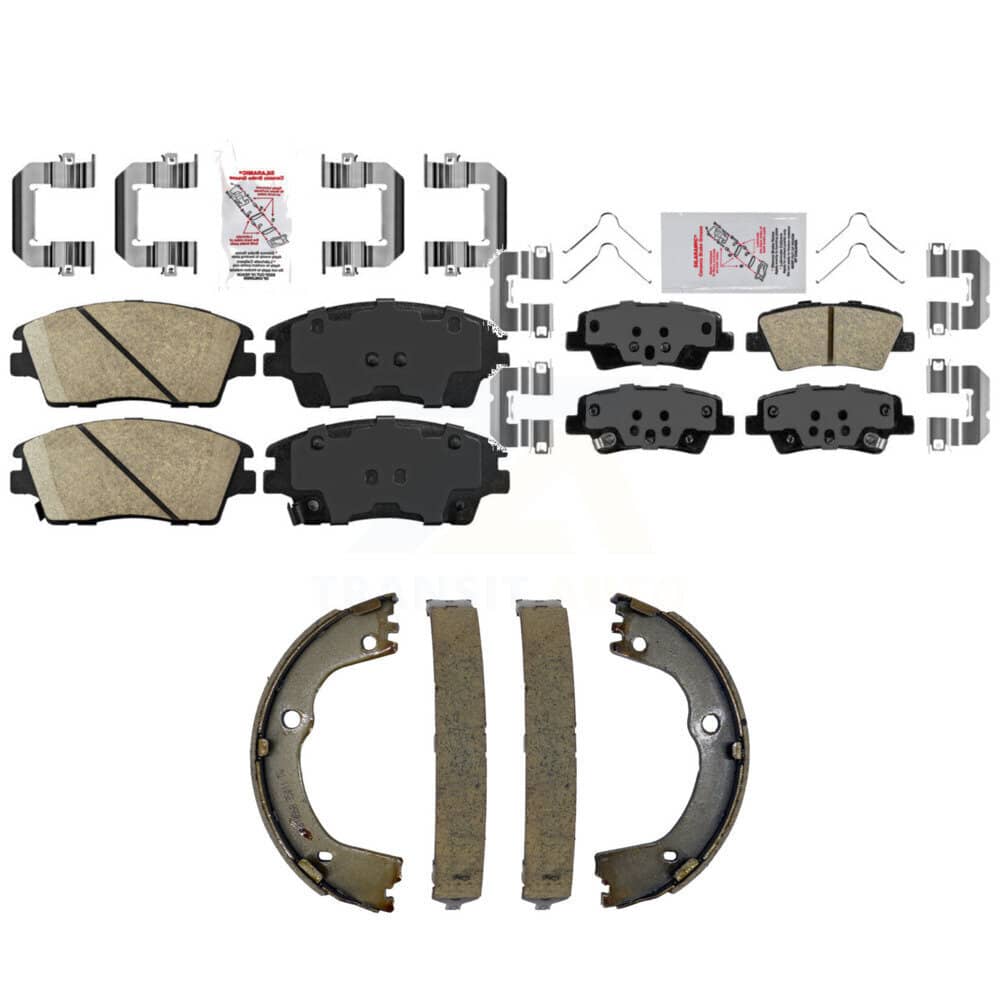 Transit Auto - KNN-101358 - Front and Rear Disc Brake Pad Kits