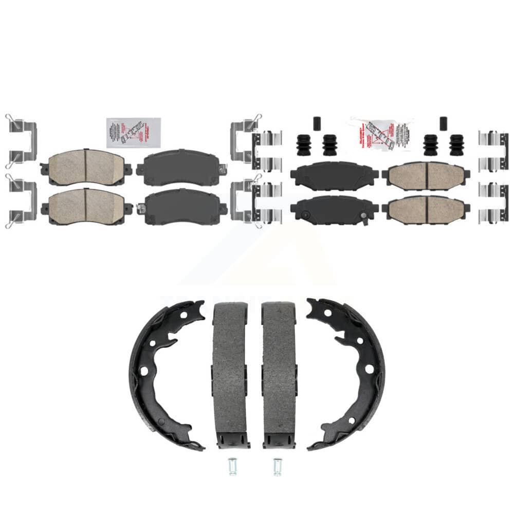 Transit Auto - KNN-101545 - Front and Rear Disc Brake Pad Kits
