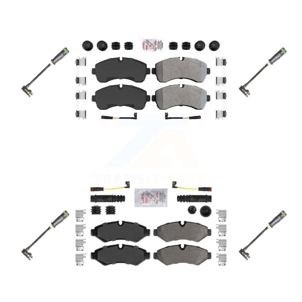 AmeriBRAKES - KNW-101165 - Front and Rear Disc Brake Pad Kits