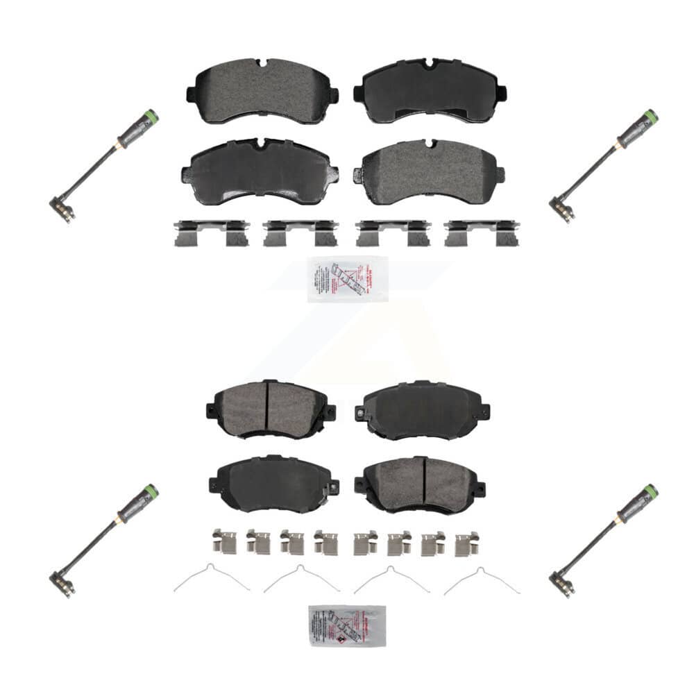 AmeriBRAKES - KNW-101290 - Front and Rear Disc Brake Pad Kits