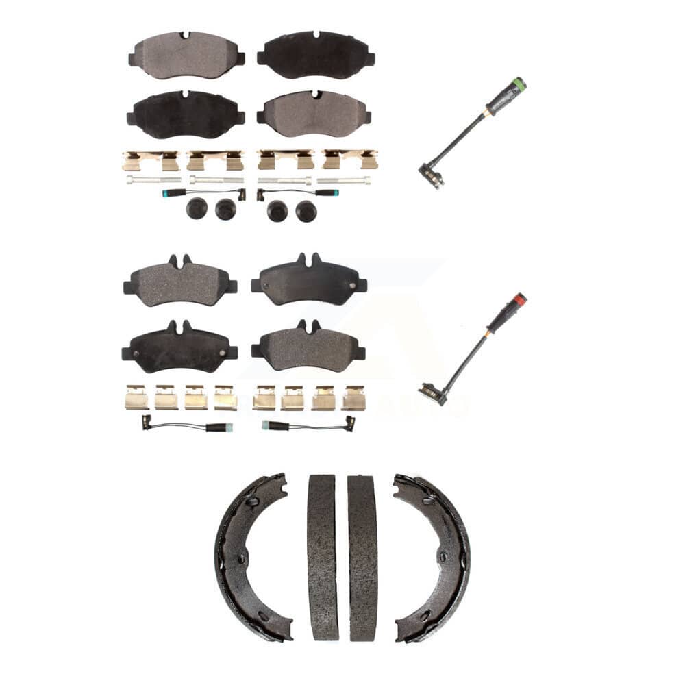 Positive Plus - KPW-100488 - Front and Rear Disc Brake Pad Kits