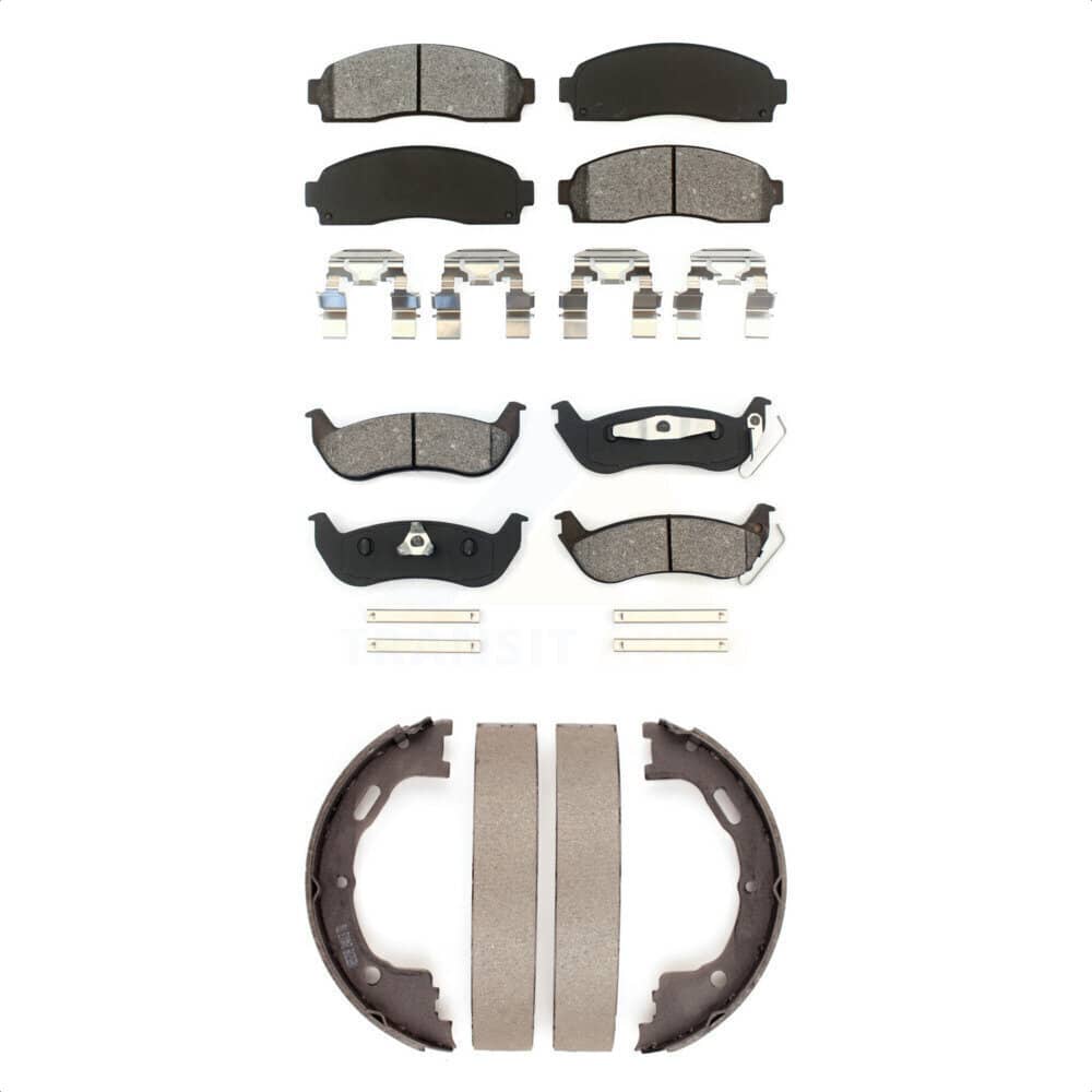 Transit Auto - KSN-100701 - Front and Rear Disc Brake Pad Kits