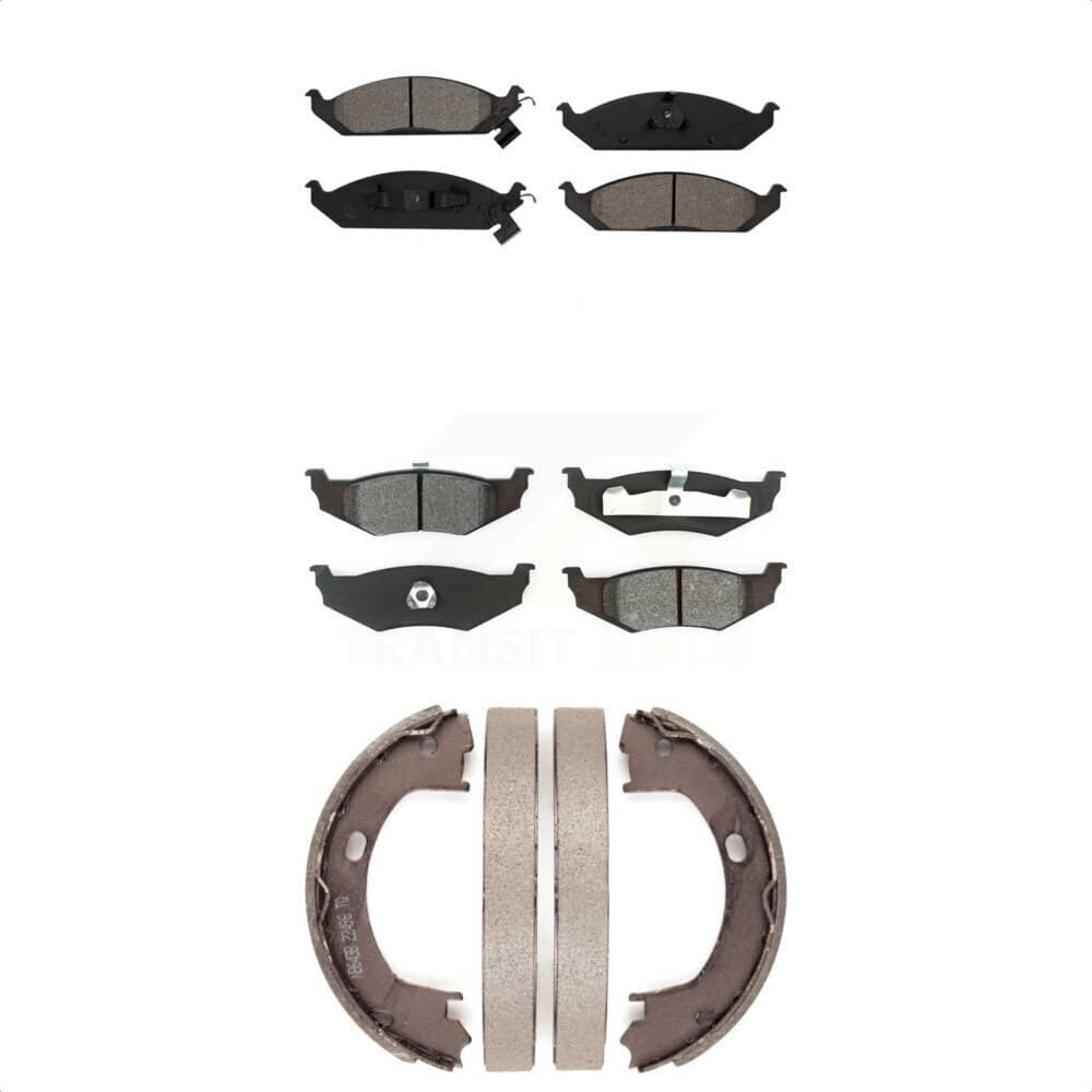 Transit Auto - KSN-100736 - Front and Rear Disc Brake Pad Kits