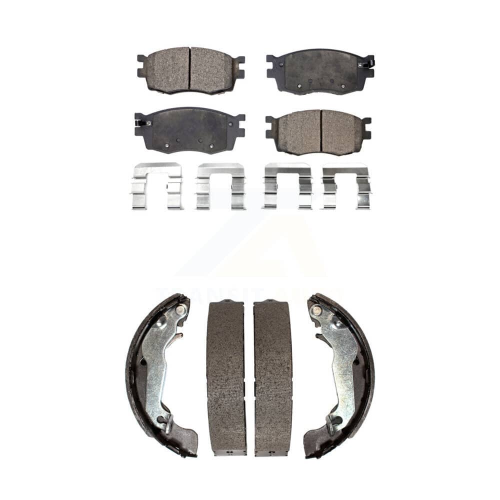Transit Auto - KTN-100017 - Front and Rear Disc Brake Pad Kits