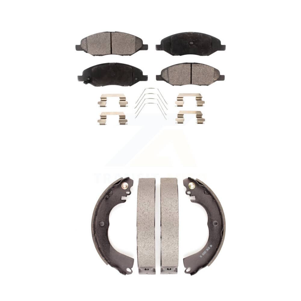 Transit Auto - KTN-100031 - Front and Rear Disc Brake Pad Kits