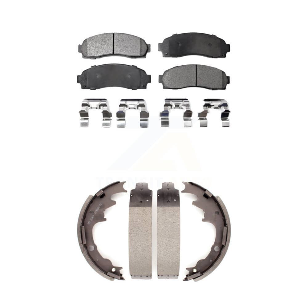 Transit Auto - KTN-100160 - Front and Rear Disc Brake Pad Kits
