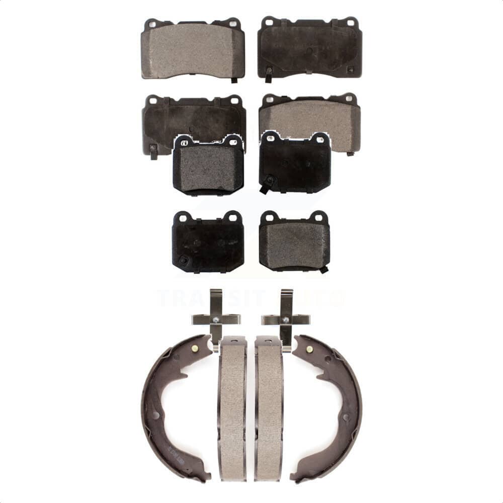 Transit Auto - KTN-100586 - Front and Rear Disc Brake Pad Kits