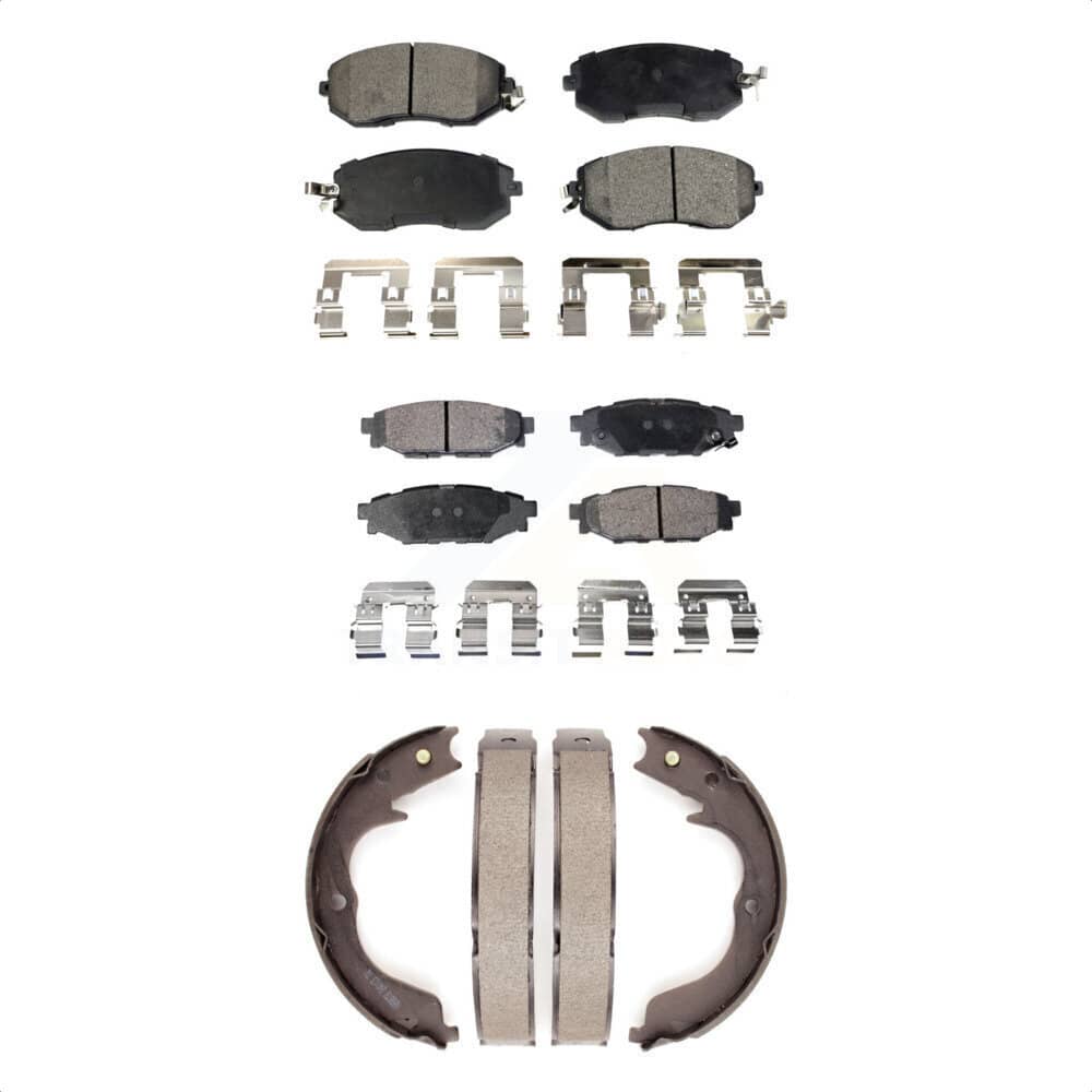 Transit Auto - KTN-100589 - Front and Rear Disc Brake Pad Kits