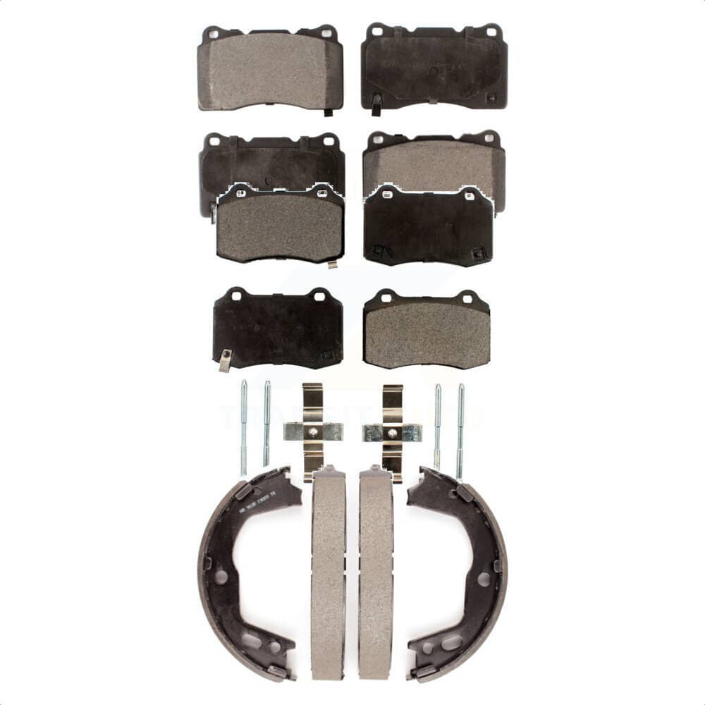 Transit Auto - KTN-100616 - Front and Rear Disc Brake Pad Kits