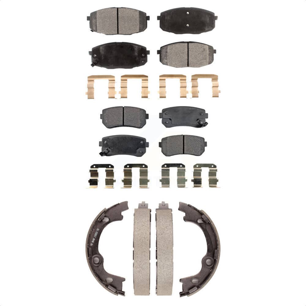 Transit Auto - KTN-100629 - Front and Rear Disc Brake Pad Kits