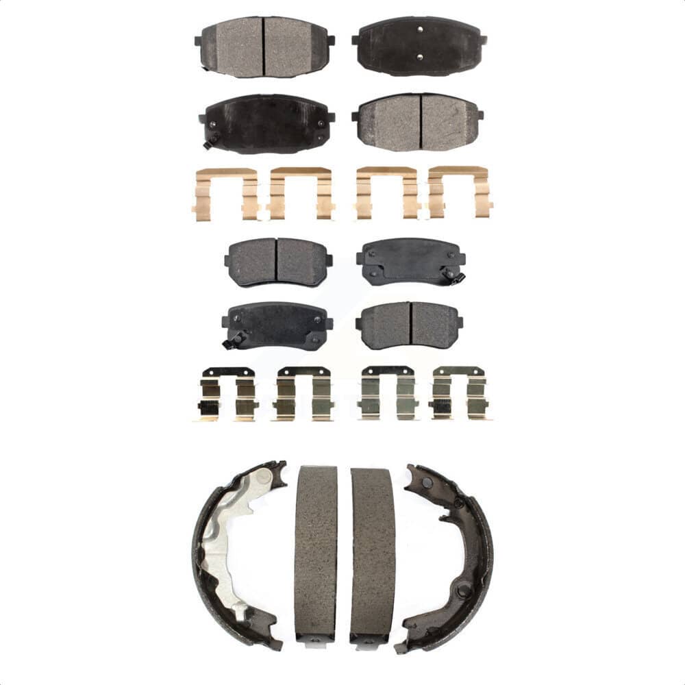 Transit Auto - KTN-100661 - Front and Rear Disc Brake Pad Kits