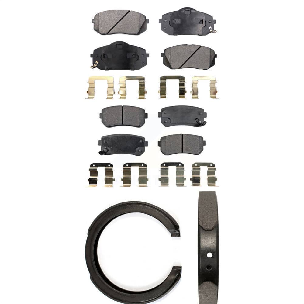 Transit Auto - KTN-100662 - Front and Rear Disc Brake Pad Kits