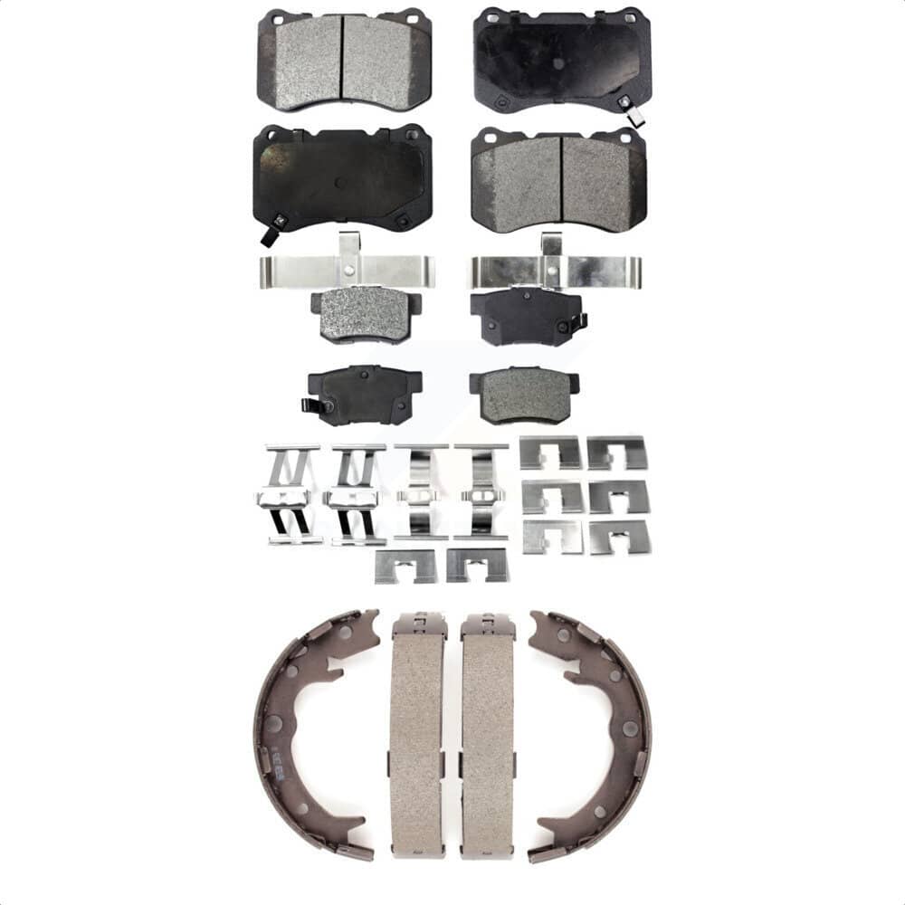 Transit Auto - KTN-100681 - Front and Rear Disc Brake Pad Kits