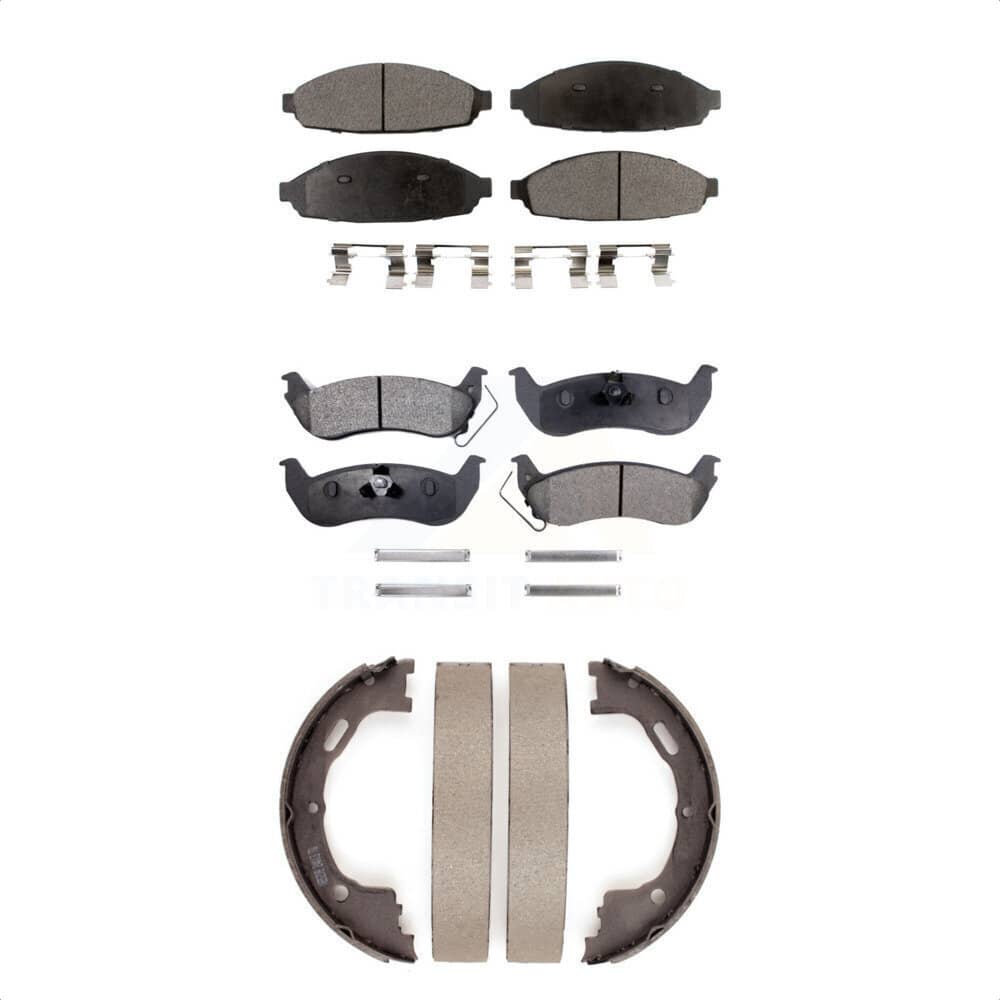 Transit Auto - KTN-100684 - Front and Rear Disc Brake Pad Kits