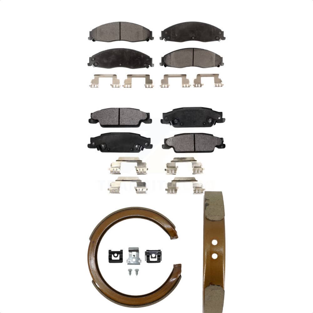 Transit Auto - KTN-100707 - Front and Rear Disc Brake Pad Kits