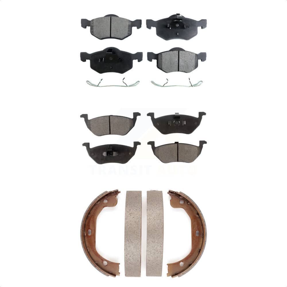 Transit Auto - KTN-100758 - Front and Rear Disc Brake Pad Kits