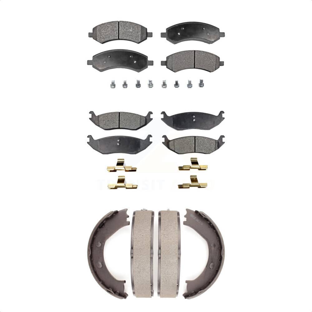 Transit Auto - KTN-100790 - Front and Rear Disc Brake Pad Kits