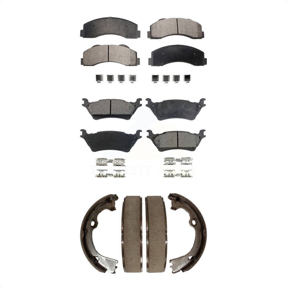 Transit Auto - KTN-100817 - Front and Rear Disc Brake Pad Kits