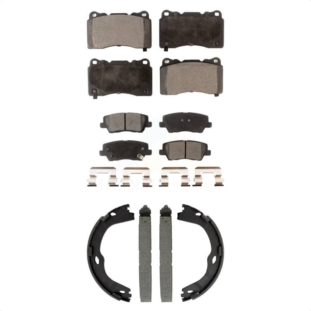 Transit Auto - KTN-100949 - Front and Rear Disc Brake Pad Kits