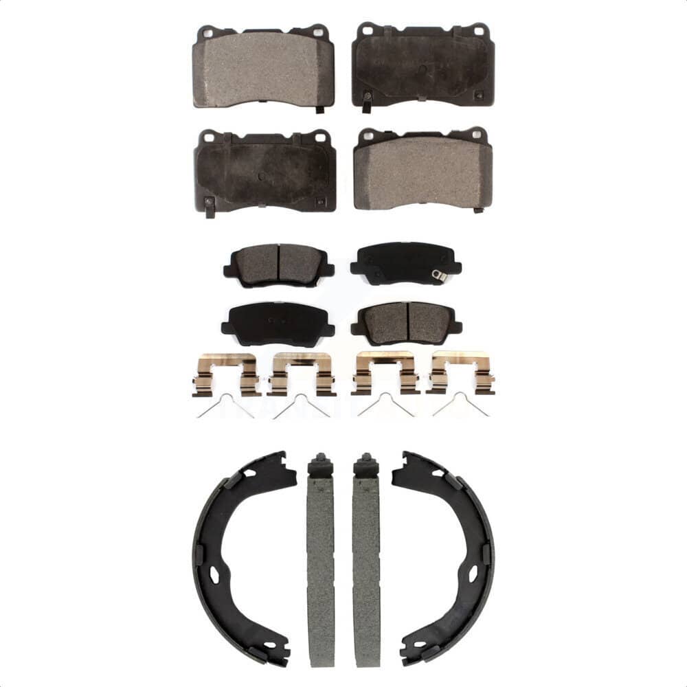 Transit Auto - KTN-100954 - Front and Rear Disc Brake Pad Kits
