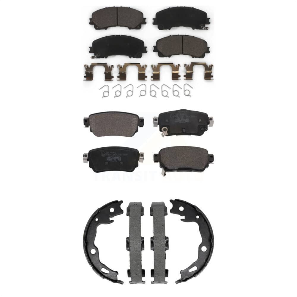 Transit Auto - KTN-101002 - Front and Rear Disc Brake Pad Kits