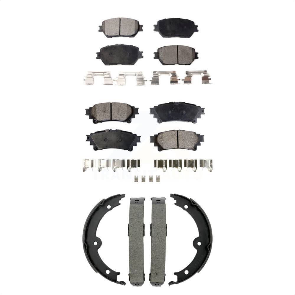 Transit Auto - KTN-101015 - Front and Rear Disc Brake Pad Kits