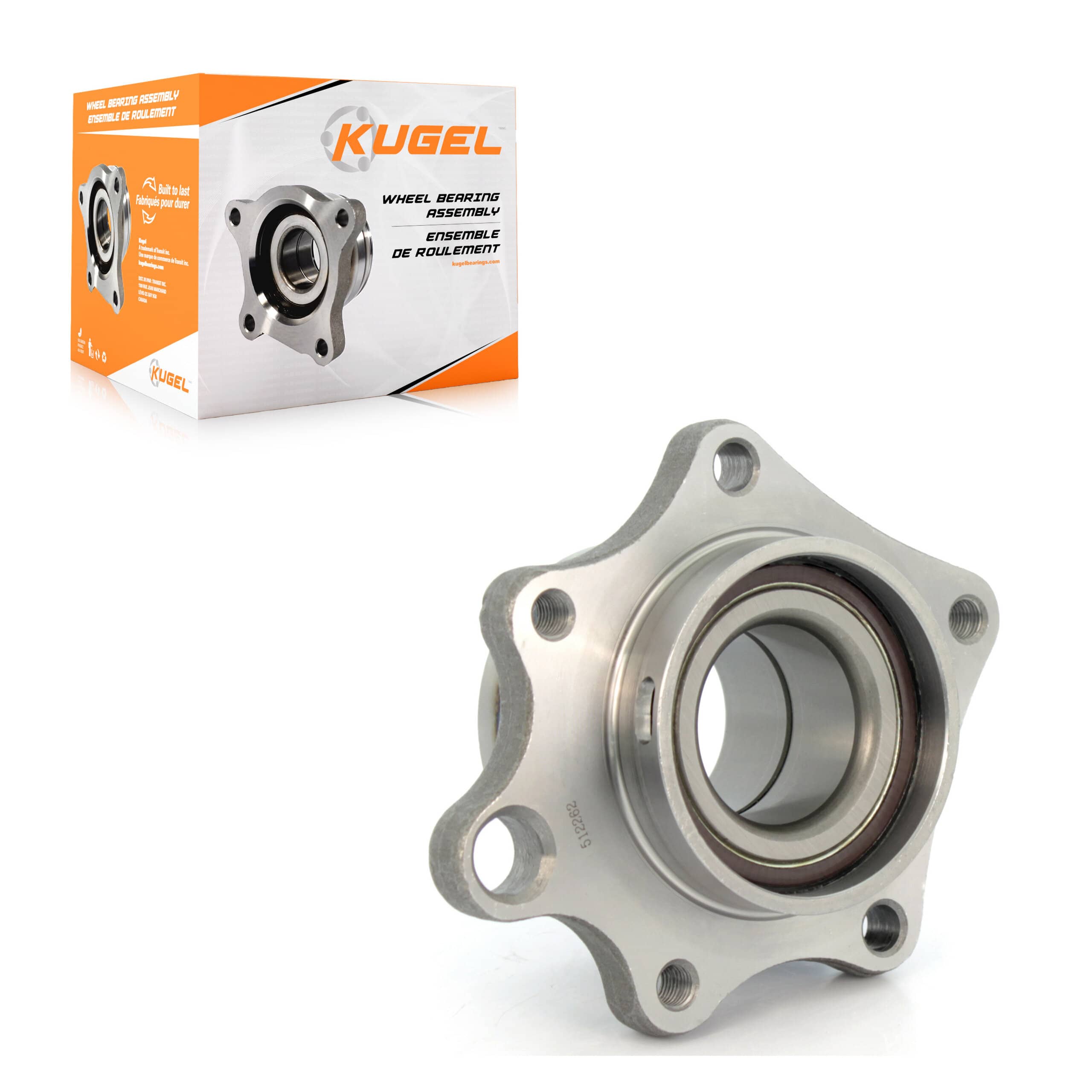 Kugel - 70-512262 - Rear Left Wheel Bearing Assembly