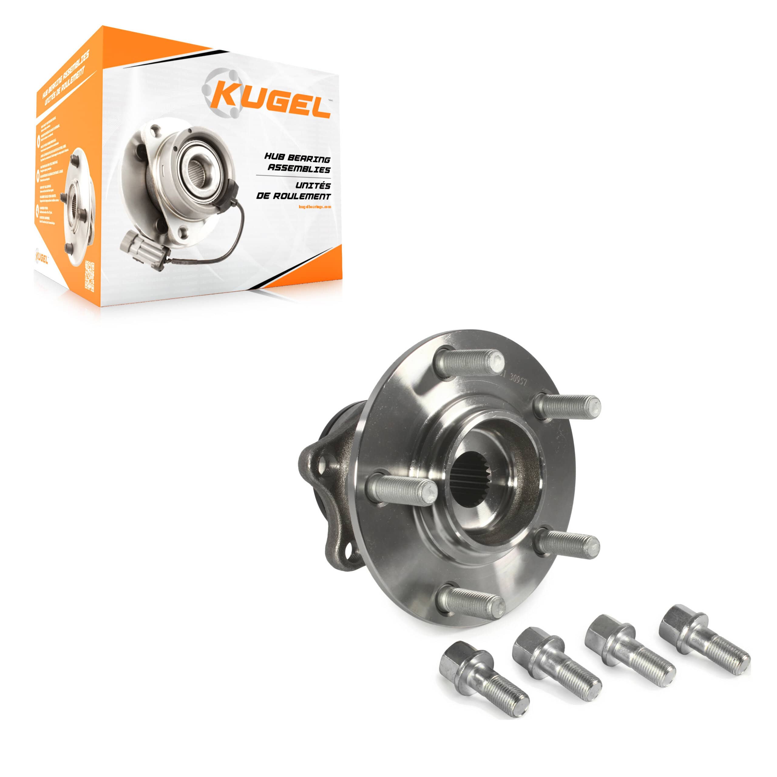 Kugel - 70-512381 - Rear Wheel Bearing and Hub Assembly