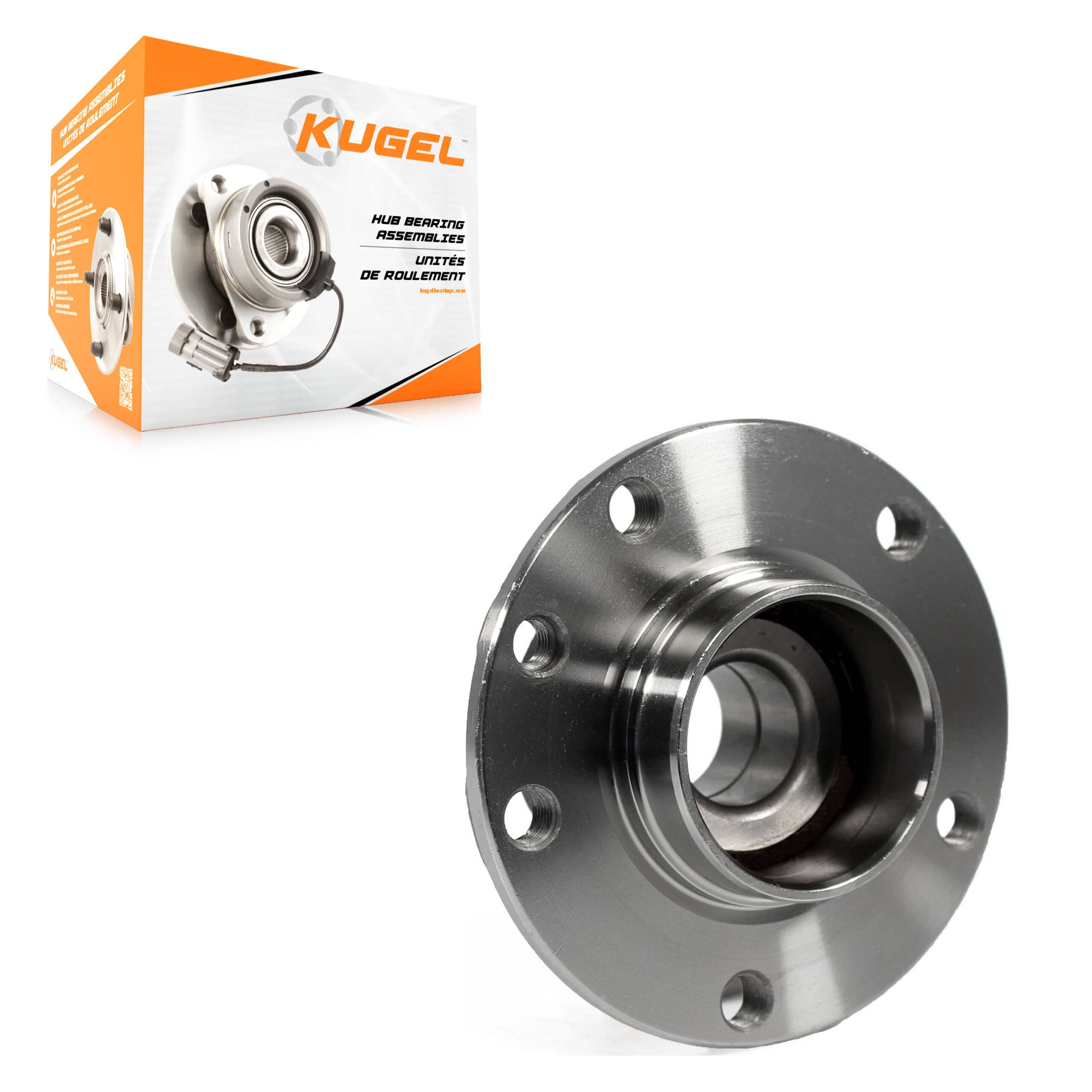 Kugel - 70-512510 - Rear Wheel Bearing and Hub Assembly