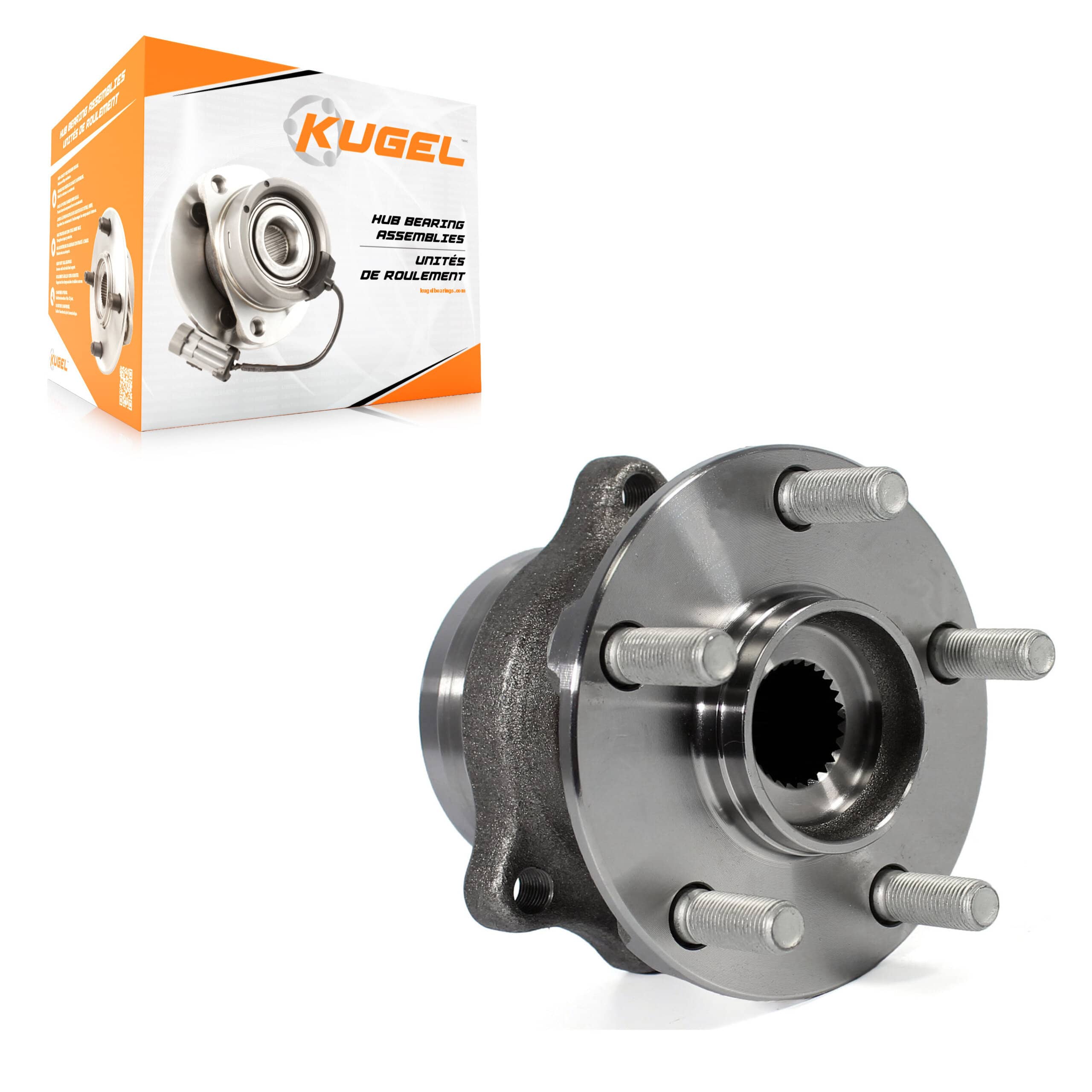 Kugel - 70-512518 - Rear Wheel Bearing and Hub Assembly