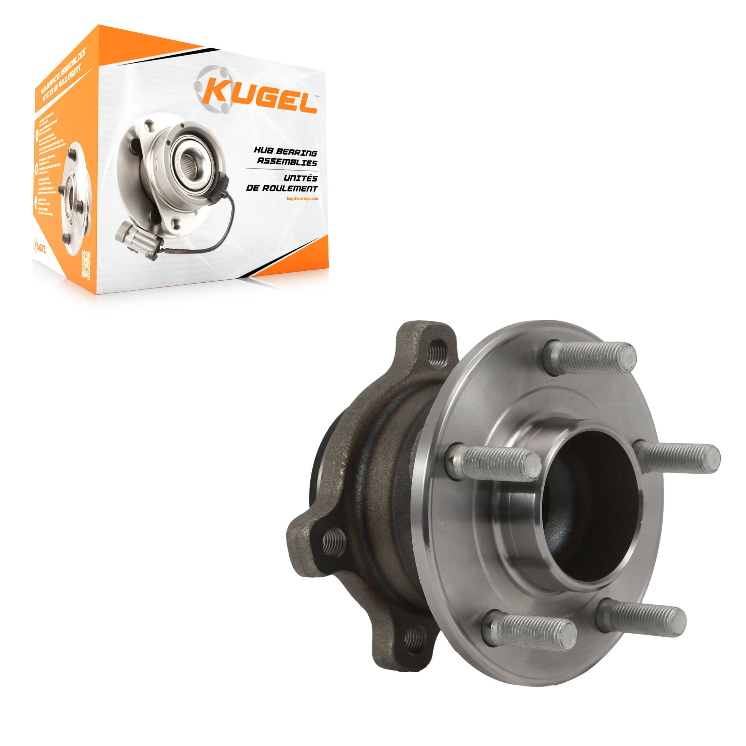 Kugel - 70-512525 - Rear Wheel Bearing and Hub Assembly