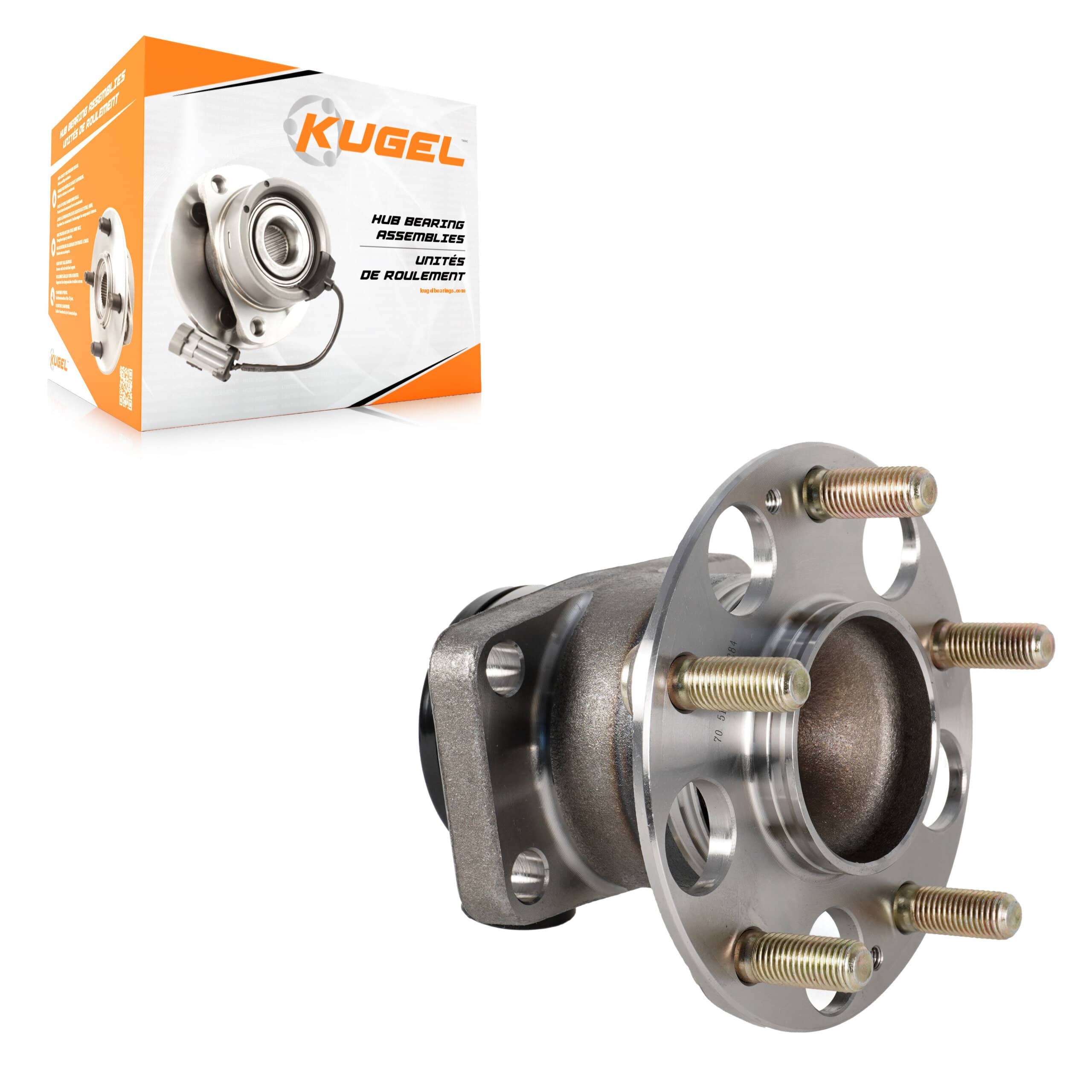 Kugel - 70-512630 - Rear Wheel Bearing and Hub Assembly