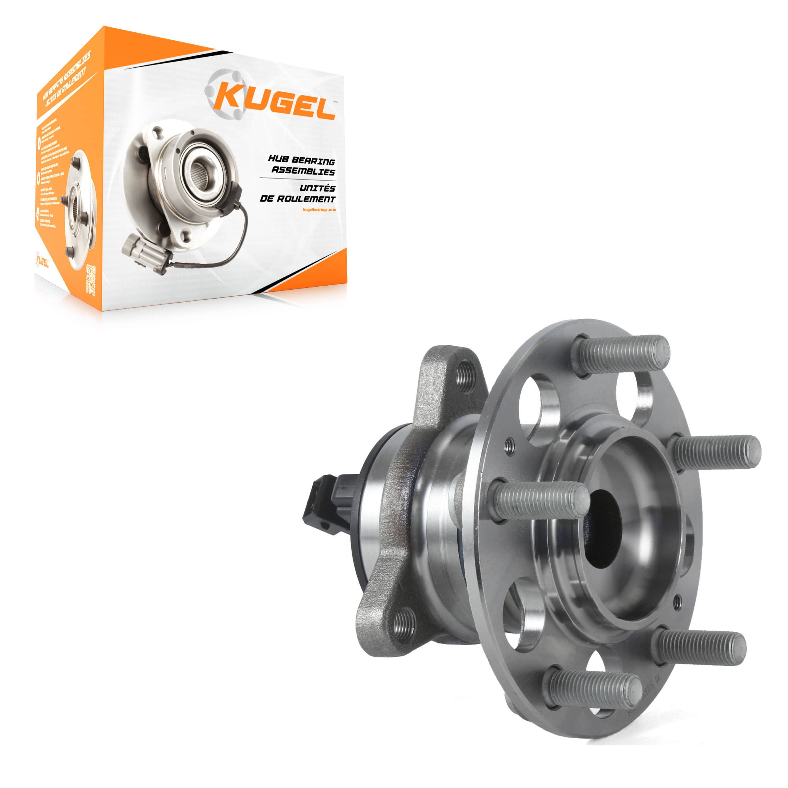 Kugel - 70-512635 - Rear Wheel Bearing and Hub Assembly