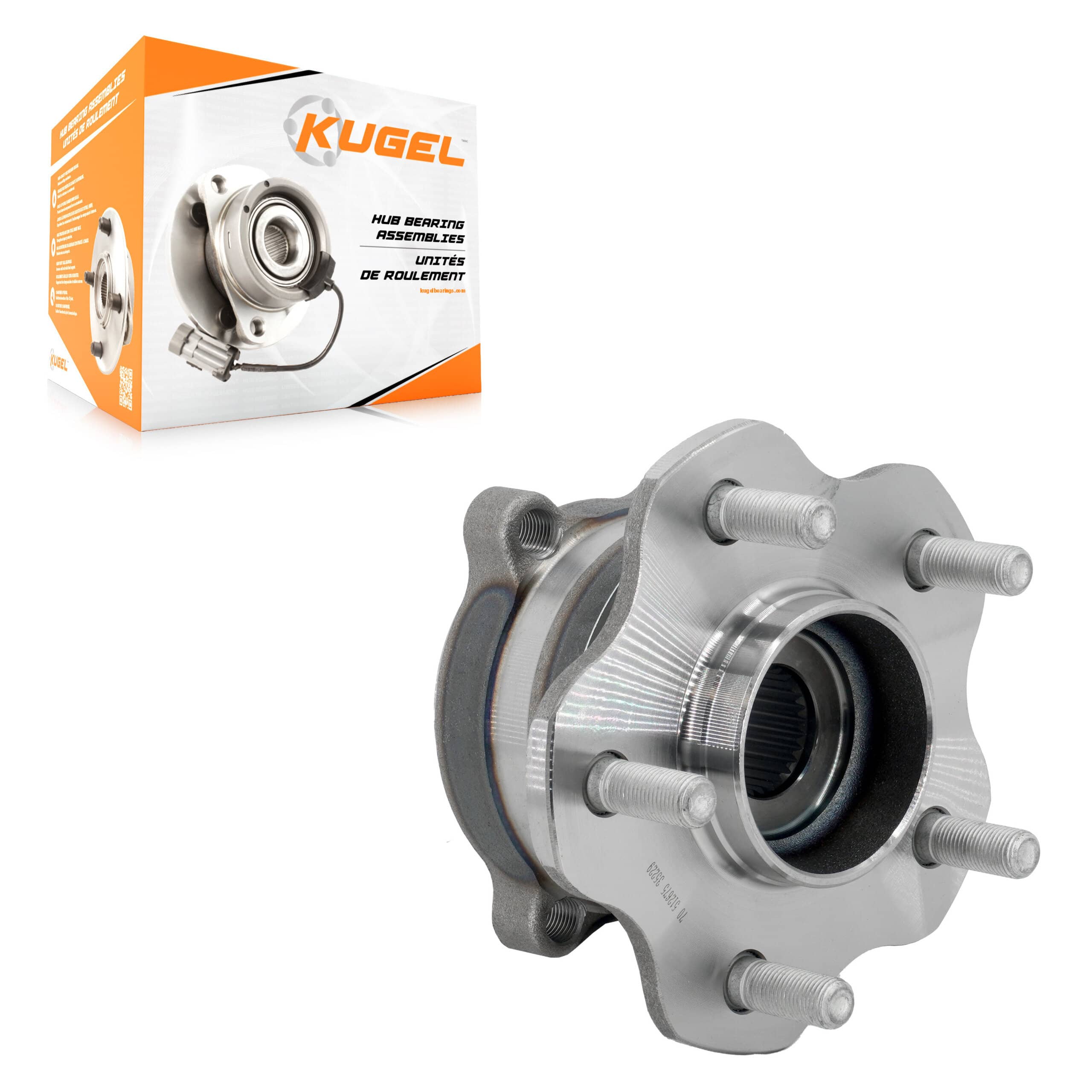 Kugel - 70-512675 - Rear Wheel Bearing and Hub Assembly