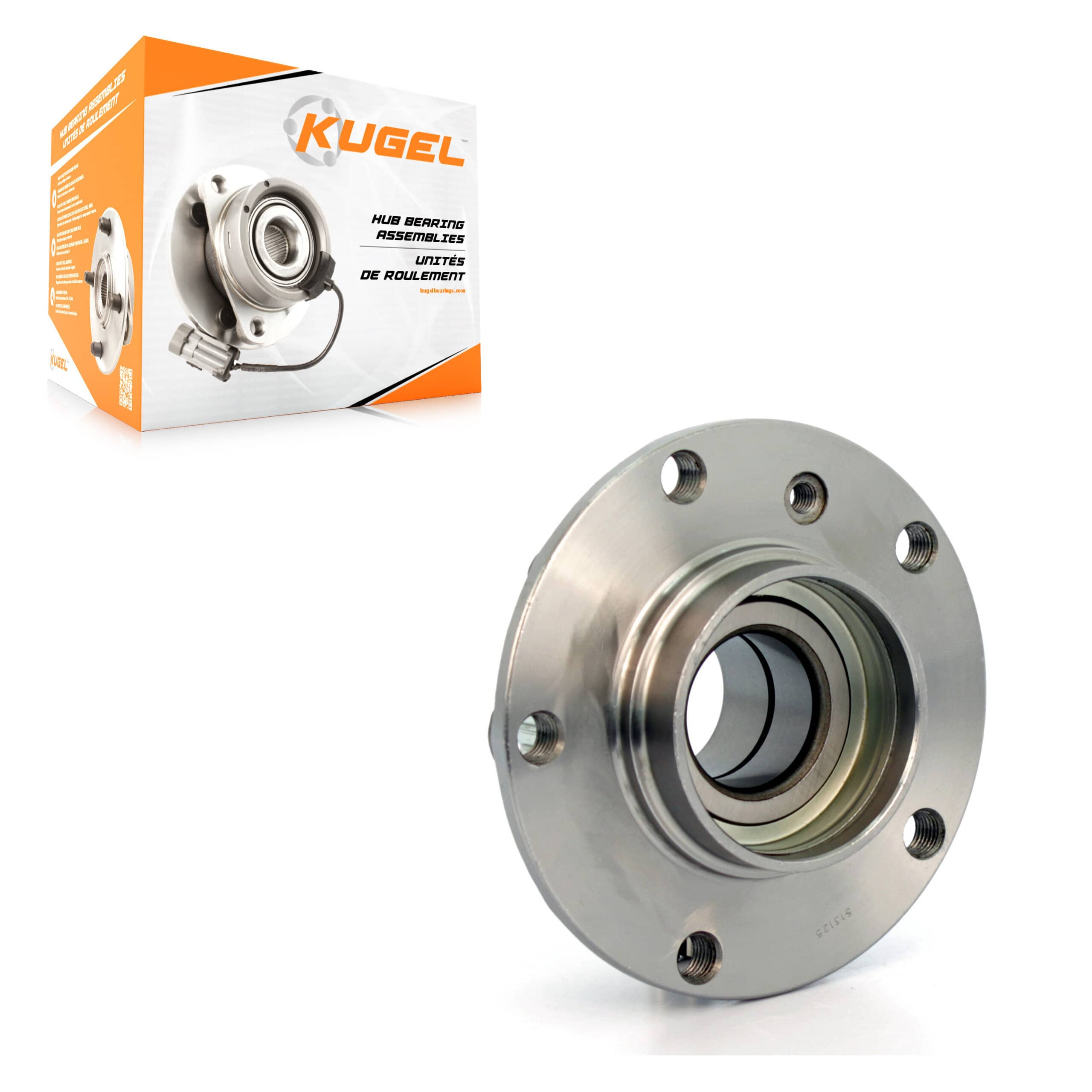 Kugel - 70-513125 - Front Wheel Bearing and Hub Assembly