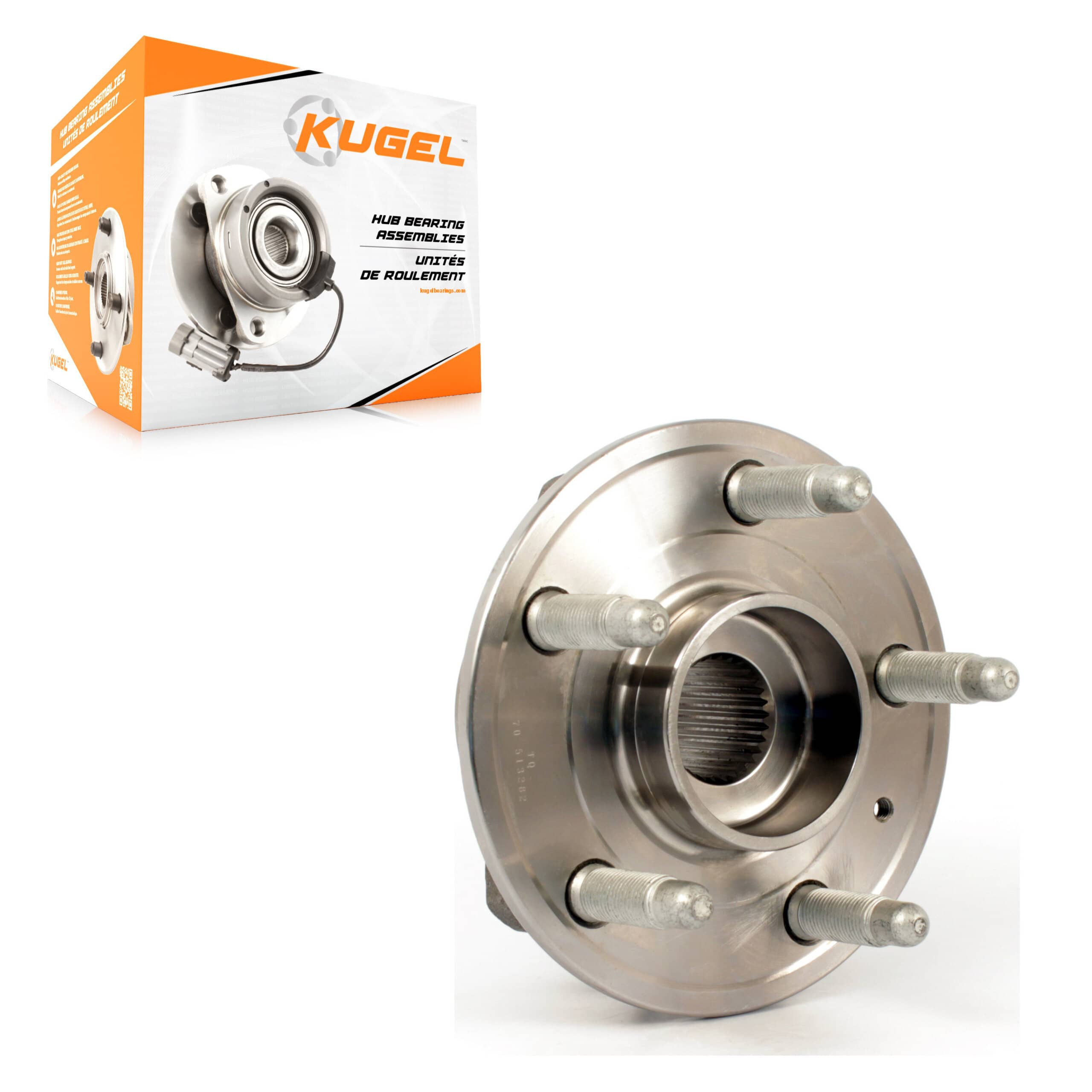 Kugel - 70-513282 - Rear Wheel Bearing and Hub Assembly