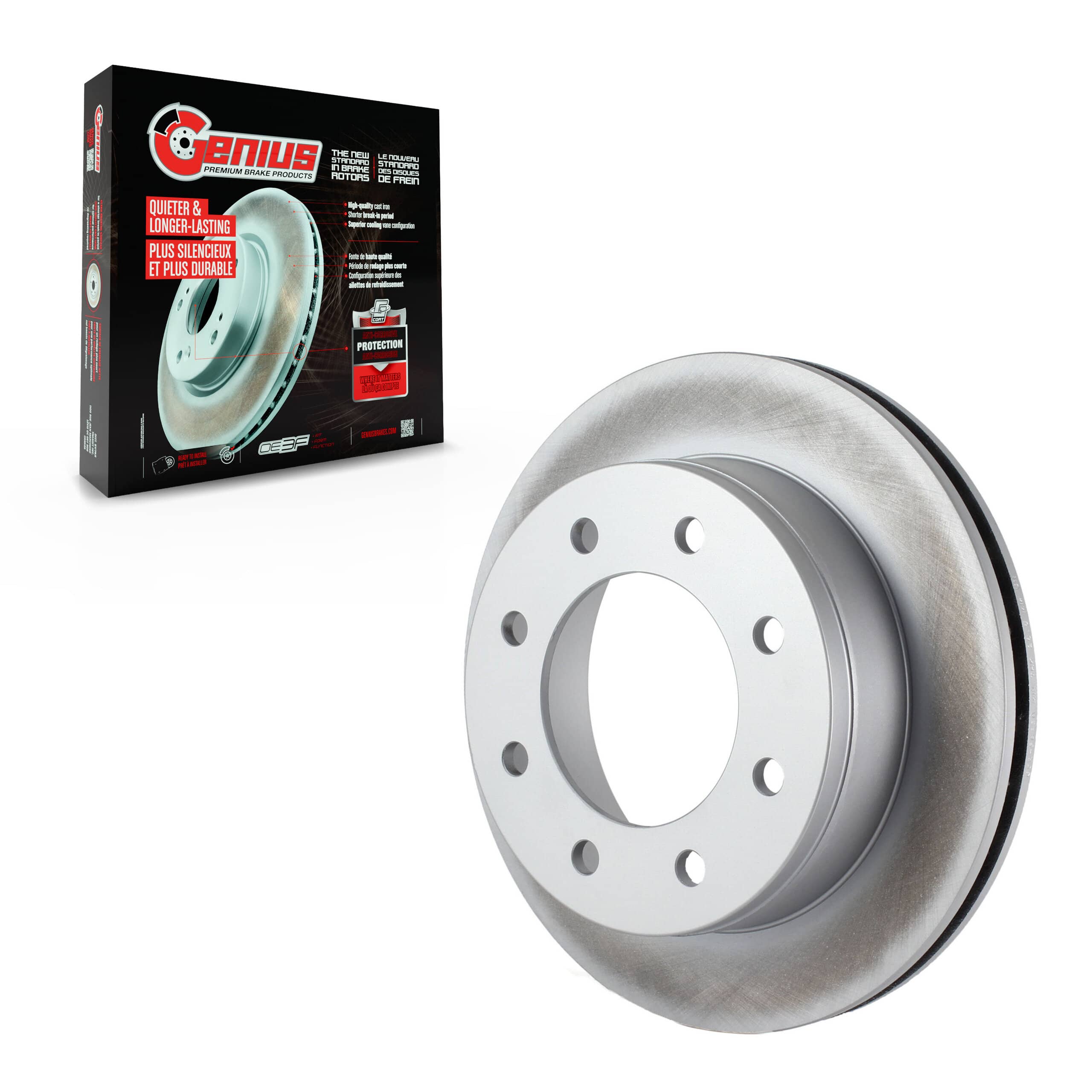 Genius - GCR-56830 - Rear Disc Brake Rotor