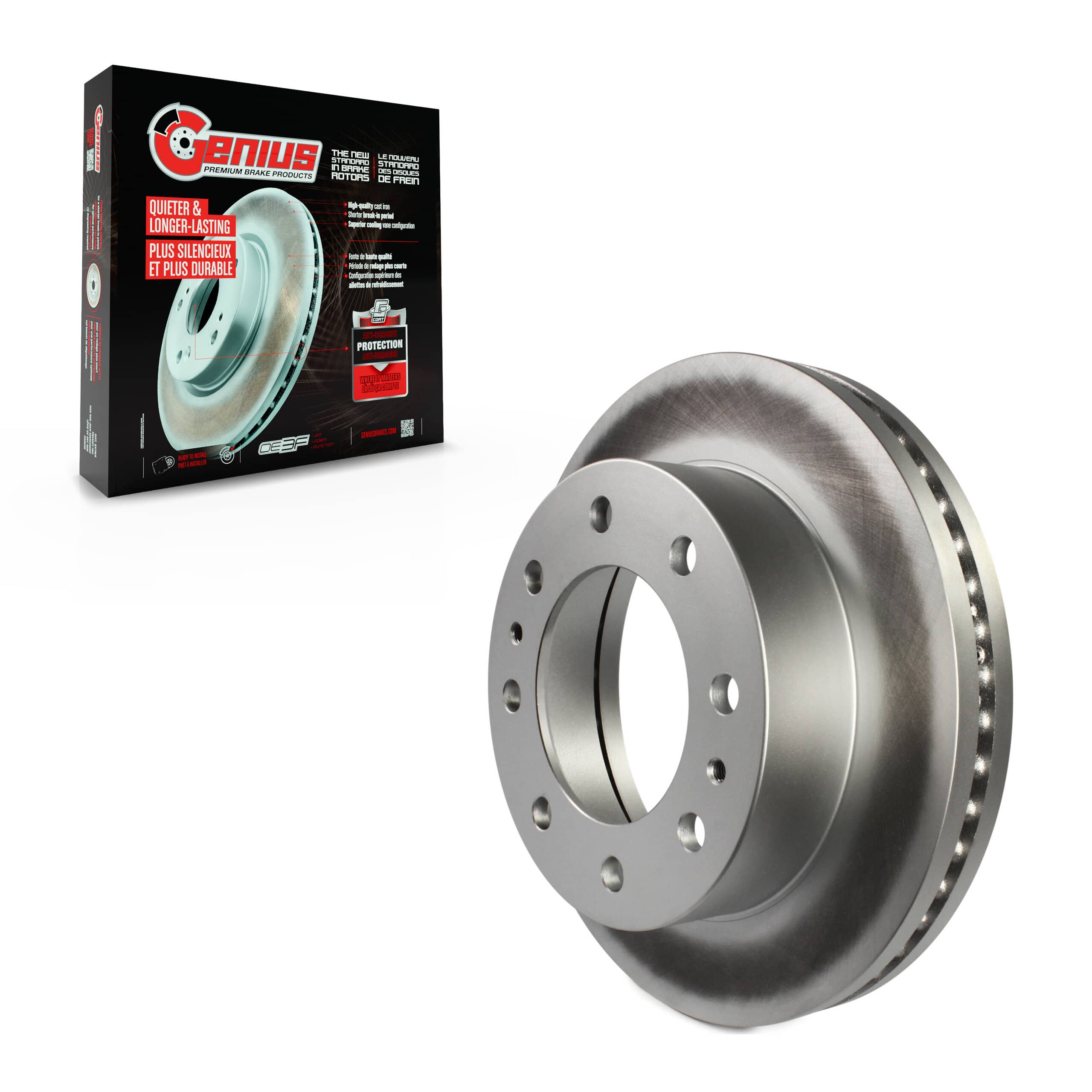 Genius - GCR-56999 - Front Disc Brake Rotor