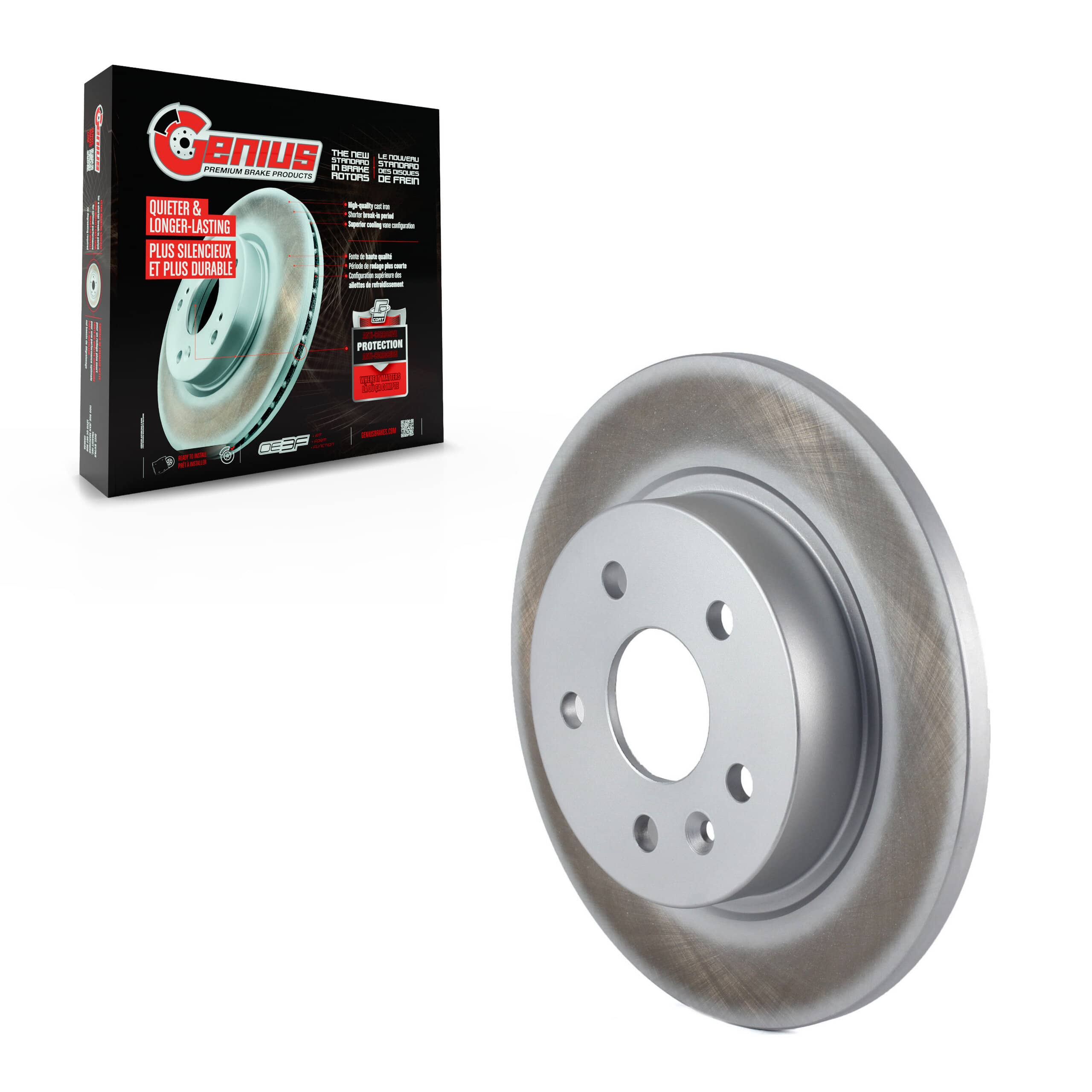 Genius - GCR-580769 - Rear Disc Brake Rotor